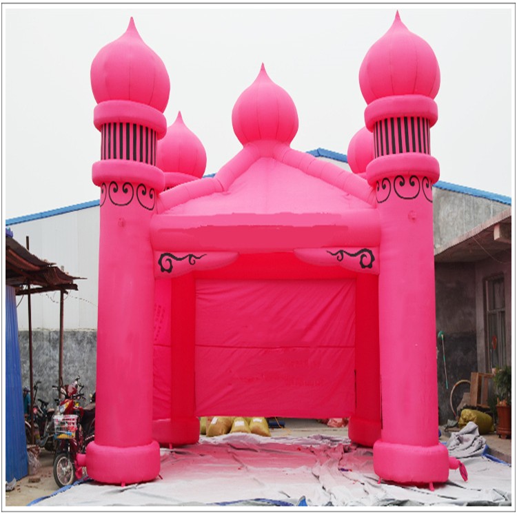 三沙粉色帐篷